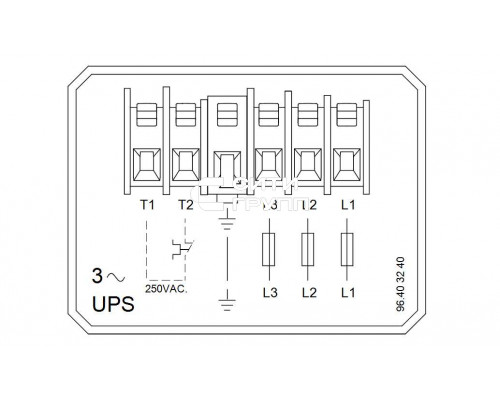 Насос циркуляционный Grundfos UPS 40-185 F 3х400