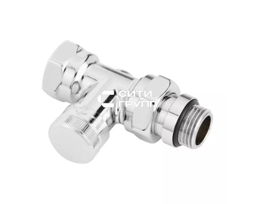 Запорный клапан RLV-CX Угловой, хромированный | Danfoss 003L0274 ДУ 15