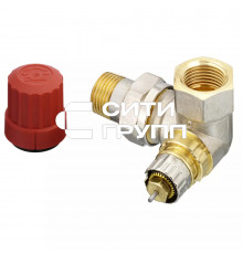 Клапан термостатический RA-N ДУ 15 Угловой трехосевой, левое исполнение | Danfoss 013G7022 RTR-N