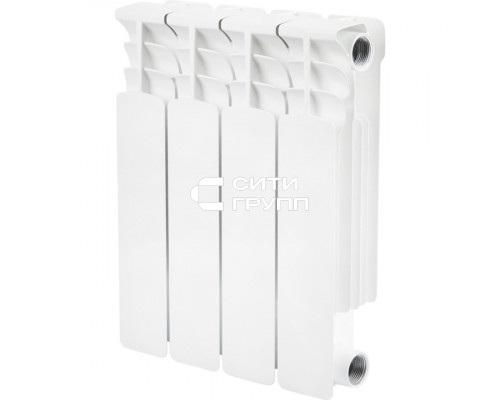Биметаллический секционный радиатор отопления Stout Space 350 / 4 секции