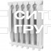 Алюминиевый секционный радиатор отопления Rommer Plus 500 / 4 секции