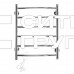 Полотенцесушитель электрический Domoterm Классик DMT 109-6 50*80 EK L