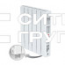 Биметаллический секционный радиатор отопления Rifar Supremo Ventil 500 / 8 секций правое подключение
