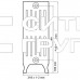 Чугунный радиатор отопления RETROstyle Verdun 470 - 1 секция