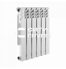 Алюминиевый секционный радиатор отопления SMART Install Easy One 500 / 12 секций