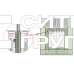 Алюминиевый секционный радиатор отопления Теплоприбор АР1 500 / 3 секции