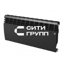 Биметаллический секционный радиатор отопления Royal Thermo Biliner 350 / Noire Sable / 12 секций