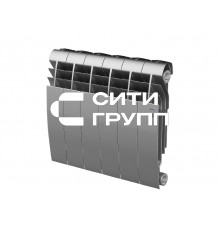 Биметаллический секционный радиатор отопления Royal Thermo Biliner 350 / Silver Satin / 6 секций