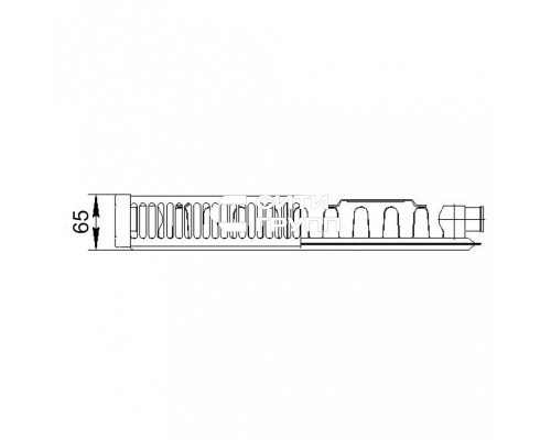 Стальной панельный радиатор отопления Лемакс VC11/500/ 2400