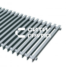 Решетки конвектора КЗТО Бриз алюминиевая с бесцветным анодированием 240 мм, шаг 12 мм