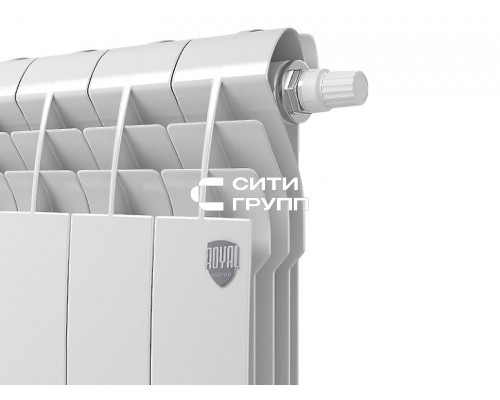 Биметаллический секционный радиатор отопления Royal Thermo Biliner 500 / V Bianco Traffico / 8 секций