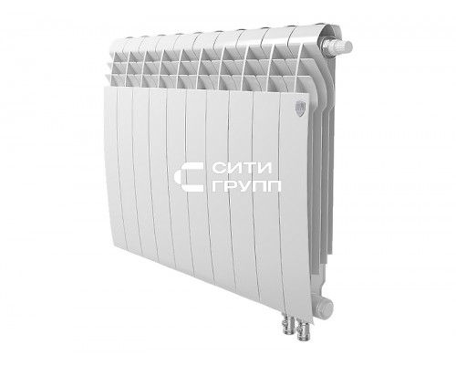 Биметаллический секционный радиатор отопления Royal Thermo Biliner 500 / V Bianco Traffico / 10 секций
