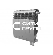 Биметаллический секционный радиатор отопления Royal Thermo Biliner 350 / V Silver Satin / 6 секций