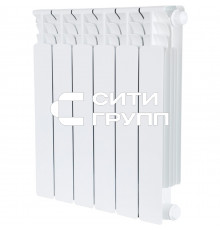 Биметаллический секционный радиатор отопления Stout Space Ventil 500 / 6 секций (нижнее правое)