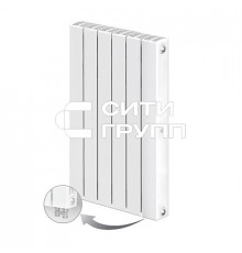 Биметаллический секционный радиатор отопления Rifar Supremo Ventil 800 / 6 секций правое подключение