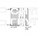 Стальной трубчатый радиатор отопления Zehnder 3057 8 секций, белый (RAL 9016), боковое подключение
