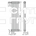 Стальной трубчатый радиатор отопления Zehnder 2180 4 секции, белый (RAL 9016), нижнее подключение