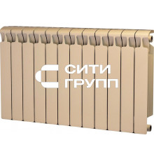 Биметаллический секционный радиатор отопления Rifar Monolit 500 / 12 секций Капучино
