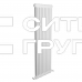 Стальной трубчатый радиатор отопления IRSAP TESI 2 1800, 4 секции, вентиль снизу, цвет - стандартный белый