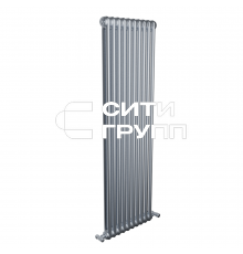 Стальной трубчатый радиатор отопления IRSAP TESI 2 1800, 5 секции, вентиль снизу, цвет - прозрачный лак