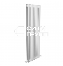 Стальной трубчатый радиатор отопления IRSAP TESI 3 1800, 6 секции, вентиль снизу, цвет - стандартный белый