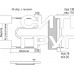 Полотенцесушитель водяной Terminus М-образный с полкой (1 ) 500х600