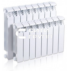 Алюминиевый секционный радиатор отопления Rifar Alum Ventil 500 / 10 секций левое подключение