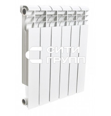 Алюминиевый секционный радиатор отопления Rommer Profi 500 (AL 500х80х100) / 6 секций