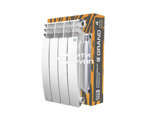 Алюминиевый радиатор STI GRAND 500/100 4 секции