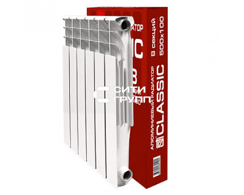 Алюминиевый радиатор STI Classic 500/100 8 секций