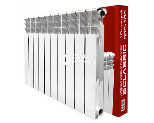 Алюминиевый радиатор STI Classic 500/100 10 секций