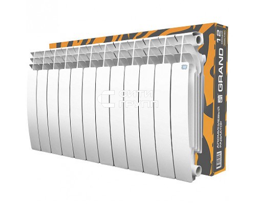 Алюминиевый радиатор STI GRAND 500/100 12 секций